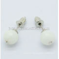 6MM Howlite Gemstone studded brinco